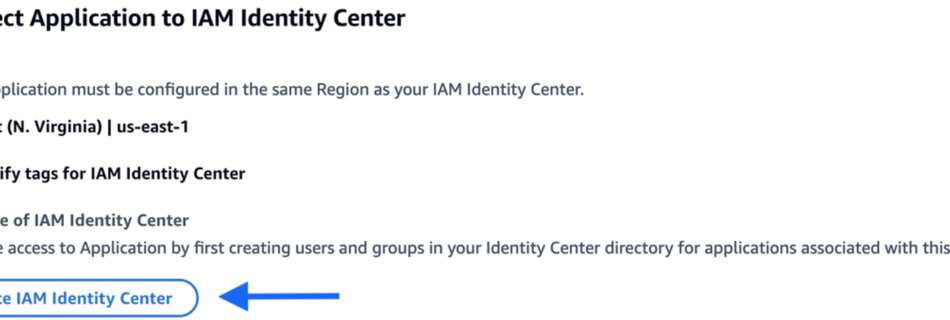 ML 16532 create iam identity center